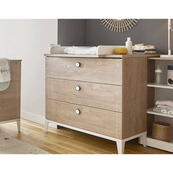 Commode en bois 3 tiroirs Marcel - Galipette
