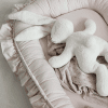 baby nest sg with ruffles rose poudré 4