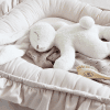 baby nest sg with ruffles rose poudré 6