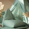 pouf chic vert mint et tipi