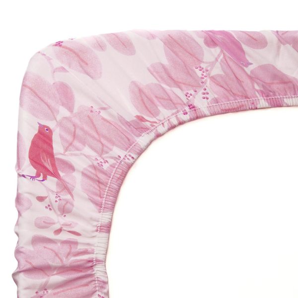 drap housse SONGE coloris rose