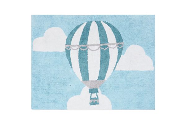 Tapis motif Montgolfière