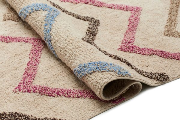 tapis coton zigzag chambre enfant