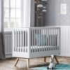 lit bébé nature blanc 60 x 120 cm – vox