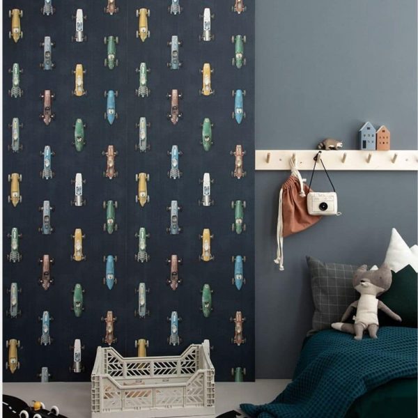 Papier peint Race Car Dark - Studio Ditte