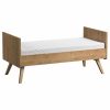 Lit Bébé évolutif Vintage Chêne 70 x 140 cm - VOX