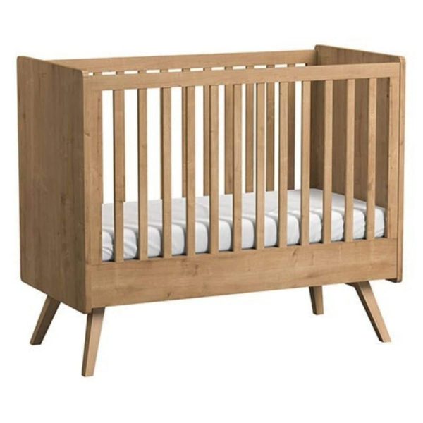 Lit à barreaux Bébé Vintage Chêne 60 x 120 cm- VOX