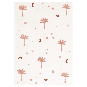 Tapis enfant petits palmiers Sienna - Nattiot