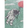 tapis rond coton astronaute & ballon (4)