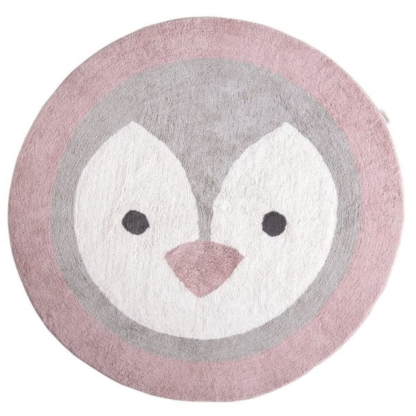tapis rond coton pingouin (1)