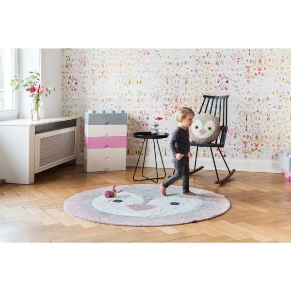 tapis rond coton pingouin (6)