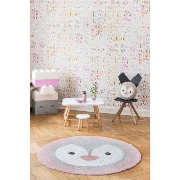 tapis rond coton pingouin (7)
