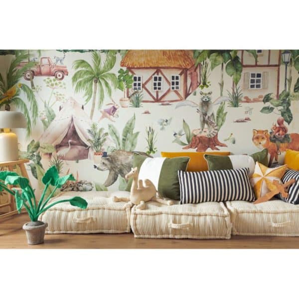 papier peint the magical village creative lab