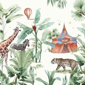 papier peint jungle circus creative lab amsterdam