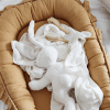 baby nest with ruffles caramel 2
