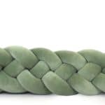 tour de lit tressé 4 brins eucalyptus