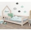 lit junior cabane poppi beige 90 x 200 cm – benlemi