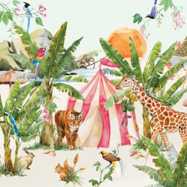 papier peint circus at sunset creative lab