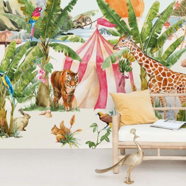 papier peint circus at sunset creative lab
