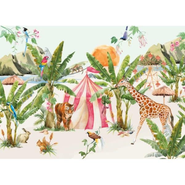 papier peint circus at sunset creative lab