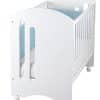 lit bébé neusy 60x120 cm avec côté rabattable – blanc