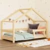 lit cabane pour enfant lucky avec une barrière