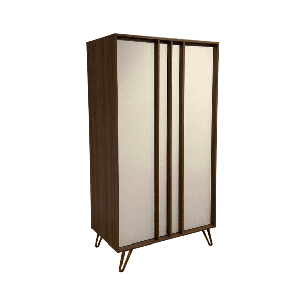 armario nogal marfil