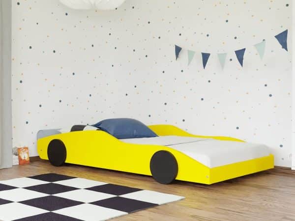 lit enfant voiture de sport drifty en bois massif – 80x160 ou 80x180 cm