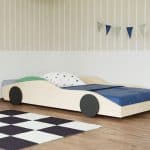 lit enfant voiture de sport drifty en bois massif – 80x160 ou 80x180 cm