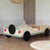lit enfant voiture jeep safari en bois massif 80x160 cm