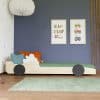 lit voiture enfant formule 1 en bois massif 80x160 cm / 80x180 cm