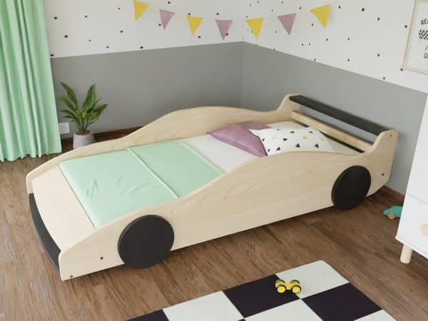 lit voiture enfant ferrari f40 en bois massif 80x160 cm