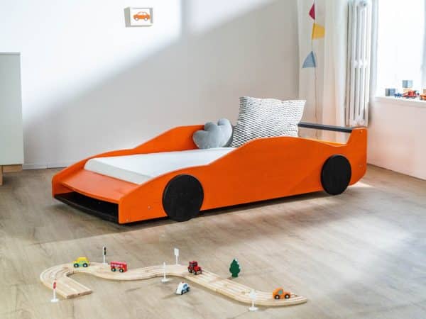 lit voiture enfant ferrari f40 en bois massif 80x160 cm