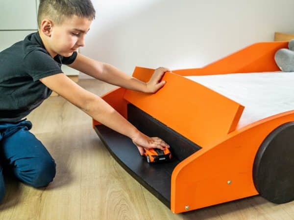 lit voiture enfant ferrari f40 en bois massif 80x160 cm